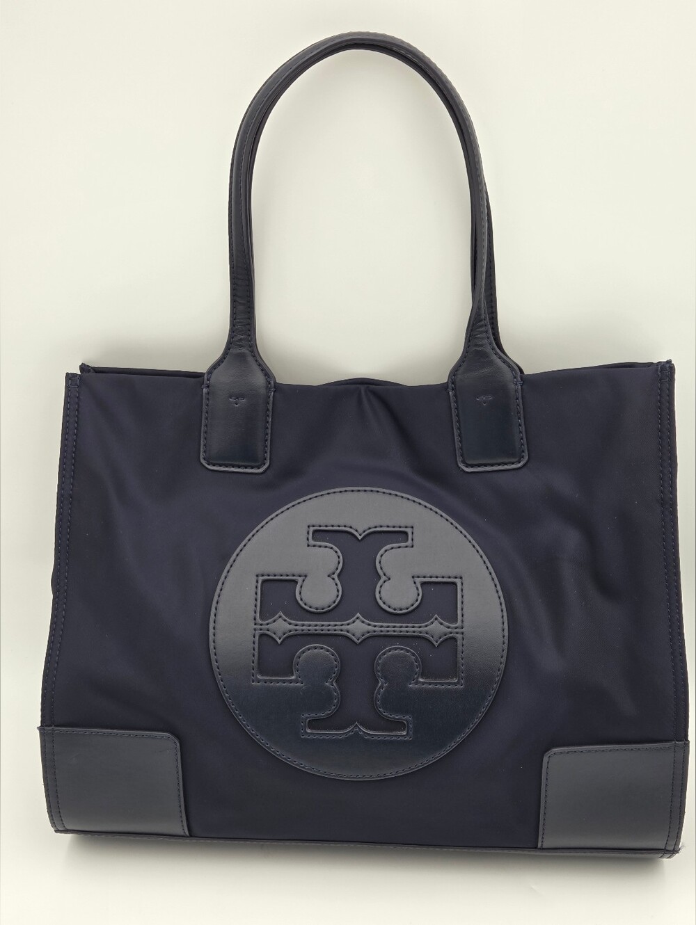 Tory Burch Ella Small Tote In Navy